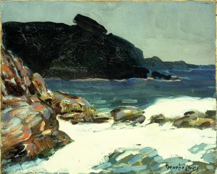 The Ledge, Elizabeth, Maine (olie på lærred)