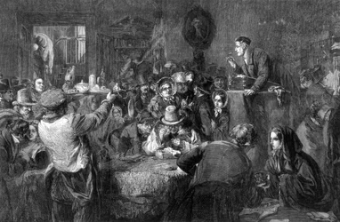 »Auktionen, salgets sidste dag«, Den Internationale Udstilling, 1862