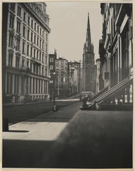 Wall Street, Manhattan (sølv gelatinetryk)