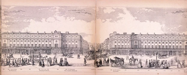Panorama over London, 1849