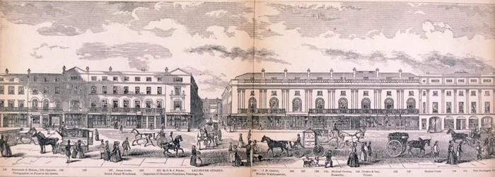 Panorama over London, 1849