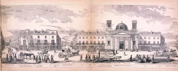 Panorama over London, 1849