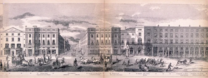 Panorama over London, 1849
