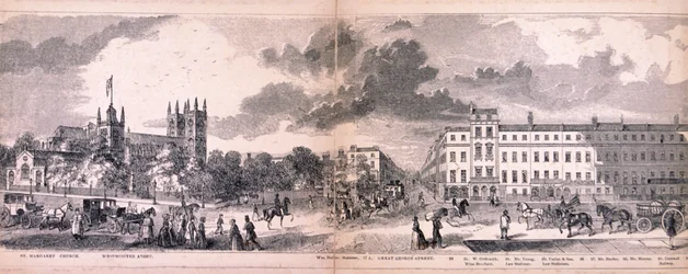 Panorama over London, 1849
