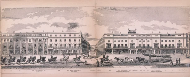 Panorama over London, 1849