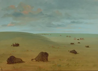Efter Buffalo Chase - Sioux, 18611869.