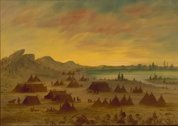 En Apachee Village, 18551869.