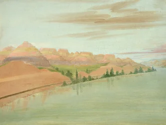 Smukke Clay Bluffs, 1900 Miles over St. Louis, 1832.