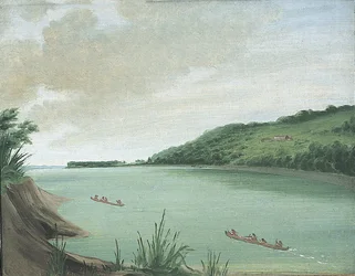 Belle Vue, Indian Agency of Major Dougherty, 870 Miles over St. Louis, 1832.