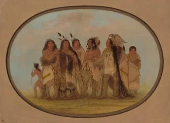Fornemme krageindianere, 18611869.