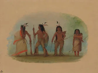 Fire Apachee-indianere, 18551869.