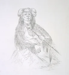 Ha-wan-je-tah (Det ene horn) 1852
