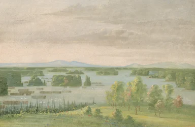 Lac du Cygne (Svanesøen), nær Coteau des Prairies
