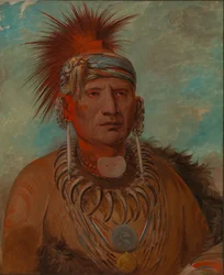 Neu-mon-ya, Vandrende regn, krigschef, 1844-1845.