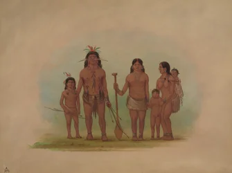 Orejona Chief and Family, 18541869.