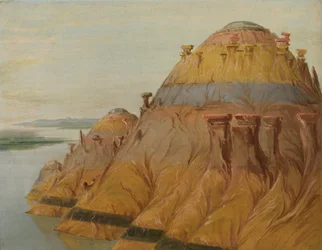 Malerisk Clay Bluff, 1700 Miles over St. Louis, 1832.
