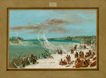 Portage omkring Niagara-faldene ved Table Rock
