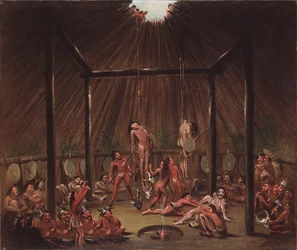 Skæringsscenen, Mandan O-kee-pa-ceremoni