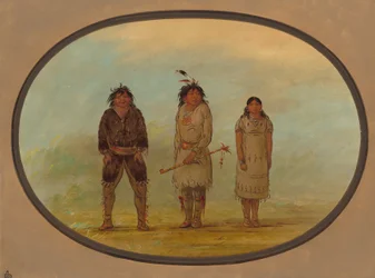 Tre selige indianere, 18551869.