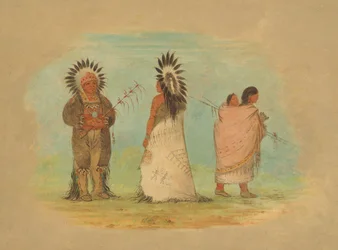 To Ottoe-høvdinge og en kvinde, 18611869.