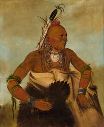 Wa-ho-béck-ee, en smuk modig, 1834.