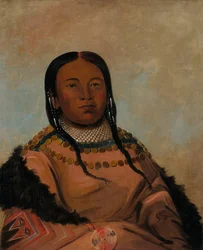Wi-lóoh-tah-eeh-tcháh-ta-máh-nee, Red Thing That Touches in Marching, Daughter of Black Rock, 1832.