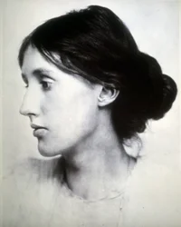 Portræt af Virginia Woolf (1882 - 1941). 1902