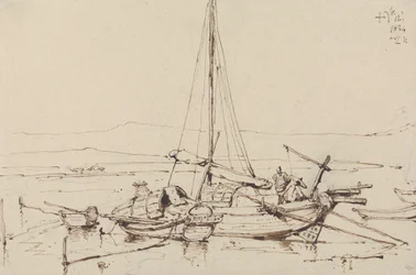 Kinesiske både, 1834