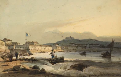 Praia Grande, Macao, fra syd, med St Peter