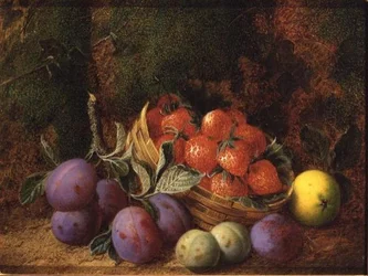 Blommer og jordbær