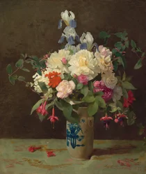 Vase med blomster