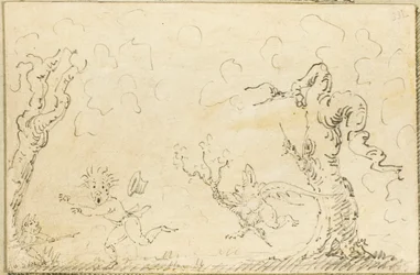 Komisk scene