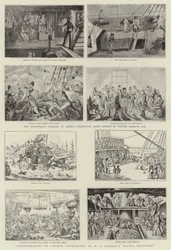 Humoristisk kunst på Royal Naval Exhibition