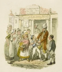 Illustration til "Oliver Twist"