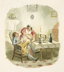 Illustration til "Oliver Twist"