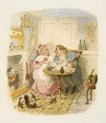 Illustration til "Oliver Twist"