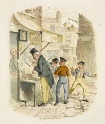 Illustration til "Oliver Twist"