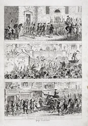 Jacks rejse fra Newgate til Tyburn, illustration fra 