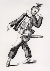 Kasper Punch, 1800-tallet.