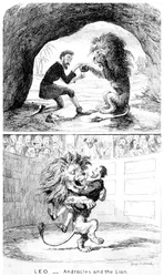 Leo - Androcles and the Lion, 1800-tallet.