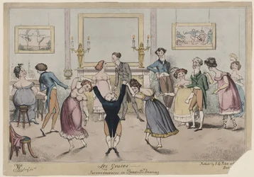 Les Graces, Besvær ved Quadrille-dans