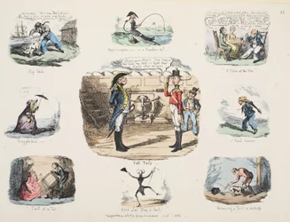 Tell Tale, pub. 1832 (håndfarvet gravering