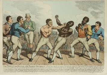 The Close of the Battle Triumphant (farvet radering)