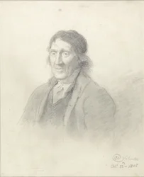 Portræt af en mand, 1805 (grafit med blæk på papir)