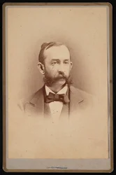 Portræt af Daniel Coit Gilman 1831-1908, cirka 1875.