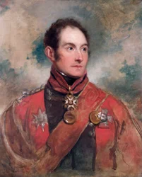 Portræt af generalløjtnant Sir Edward Barnes, britisk soldat, 1818