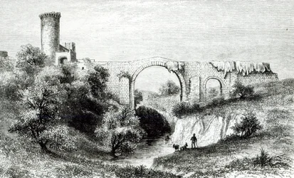 Badia-broen, Vulci
