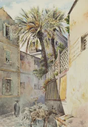San Remo, 15. januar 1878 (wc på papir)