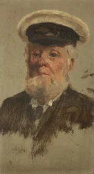 Portræt af G. Singleton, 6., ca. 1920 (olie på panel)