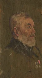 Portræt af H. Fussell, L.T.C., ca. 1920 (olie på panel)